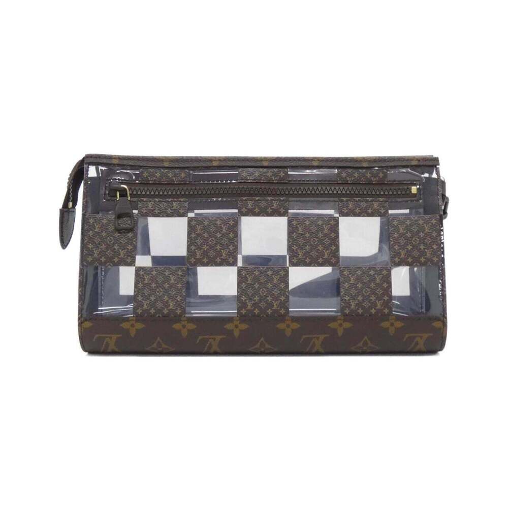 LOUIS VUITTON Authentic Brown Monogram Pouch - Picture 2 of 8